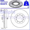 [bg4075] delphi комплект 2 шт. диск тормозной задний