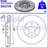 [bg2745] delphi комплект 2 шт. диск тормозной переднийпередний