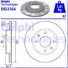 [BG3364] Delphi Комплект 2 шт. Диск тормозной переднийпередний