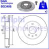 Bg3406_!диск торм. зад. opel astra 1.6-2.2d 97gt