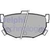 [LP1073] Delphi Колодки тормозные задние комплект на ось