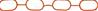 71-54086-00_прокладка коллектора! впуск Toyota Auris 1.6 16V 06&gt