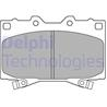 DELPHI LP1308 Колодки тормозные TOYOTA LAND CRUISER 4.2D 90&gt98/4.2D/4.7 98&gt передние