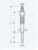 Свеча накаливания 062900041304 от компании MAGNETI MARELLI