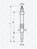 Свеча накаливания 062900000304 от фирмы MAGNETI MARELLI