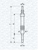 Свеча накаливания 062900014304 от компании MAGNETI MARELLI