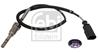 Exhaust fumes temperature sensor