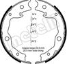 53-0450K_колодки барабанные!\ Nissan Qashqai/X-Trail 1.6/2.0/1.5D/2.0D 06>