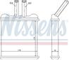 NS76502_радиатор печки! без AC Daewoo Nubira all