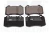 Колодки тормозные дисковые задние без датчика износа с прижимной пластиной / CITROEN DS3;FORD Focus-I RS;JAGUAR S-Type (X200),XJ (X350,358),XK 8 (X100);PEUGEOT 208 1.6GTi;SEAT Ibiza-II 96~