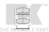 Колодки тормозные дисковые WVA21118 N.Stanza 81