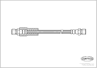 Тормозной шланг передний (460mm)