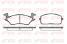 105 10 FDB849D2009-01 !колодки дисковые п. Toyota Starlet 1.0/1.3/1.5D 84-89