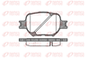 742 00_=FDB1528 !колодки дисковые п.\ Toyota Corolla 2.0D SW диск 16" 02&gt/Corolla Verso 1.8/2.0D 02&gt