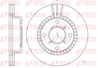6553.10 диск тормозной передний! suzuki baleno 1.3/1.6/1.9td 95gt