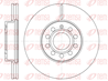 6648.10_диск тормозной передний!\ Audi A3, Skoda Octavia, VW Golf 1.6-2.0TDi 03gt