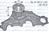 F-120_помпа! Ford Scorpio/Sierra/Granada/Taunus 2.0/2.3/2.8 V6 84gt