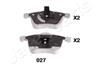 Колодки тормозные дисковые передние PA027AF от компании JAPANPARTS