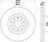 Диск тормозной AUDI A4 2.0-3.2 04-/A6 1.8-4.2 97-05/A6 ALLROAD 00-05 передний