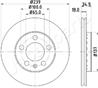 Диск тормозной SKODA FABIA 1.0-1.9 99-/VW POLO 1.2-1.4 01- передний D 239мм