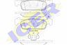 Колодки тормозные дисковые передние 182115202 от производителя ICER