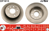 [df1613] trw диск тормозной задний  комплект 2 шт.