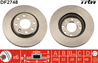 [df2748] trw диск тормозной передний комплект 2 шт.