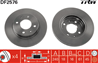 [df2576] trw диск тормозной передний  комплект из 2-х шт.