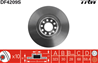 Df4209s_диск тормозной передний! audi a8 2.8-6.0/