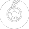 Диск тормозной BMW X5 E70/F15/F85/ X6 E71/F16/F86 передний лев. вент.D=385мм