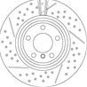 Two-piece brake disk