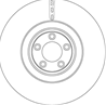 Диск тормозной передний jaguar xf 09-14 5.0  xj 12-15 5.0 df6651s