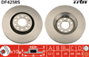 DF4258S_диск тормозной передний! Audi A4/A6 2.0-3.0TDi 97gt