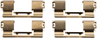 Комплект монтажный тормозных колодок CHEVROLET: AVEO (T300) 1.2/1.2 LPG/1.3 D/1.4/1.6 11-  AVEO (T3...