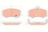 [GDB3352] TRW Колодки тормозные TRW Hyundai Tucson/Kia Sportage 04  передние [GDB3352] комплект на ...