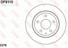 Диск тормозной зад Mazda 6 2.0/2.2/2.5D 12&gt 278x10