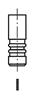 R6442/BMCR клапан выпускной! 24.3x5.5x101.1 Citroen C3/C4  Peugeot 206/307 1.4i 16V ET3J4 03&gt Citro...
