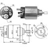 46043M_реле втягивающее!\ Ford Fiesta/Focus/Fusion/C-Max, Volvo C30/S40 1.25-1.6 95&gt