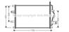 Конденсер VOLVO S60 / S80 / XC70 2.0-3.0 97-07