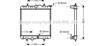 Радиатор системы охлаждения CITROEN: XSARA (N1) 1.4 I/1.6 16V 97-05 , XSARA BREAK (N2) 1.4 I/1.6 16V
