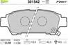 VL301542_колодки дисковые з.! Toyota Previa/Avensis Verso 2.4i/2.0D4-D 00&gt