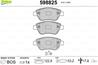 Колодки тормозные дисковые передние 598825 от фирмы VALEO