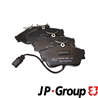 Колодки тормозные дисковые передние 1163603710 от производителя JP GROUP