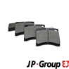 Колодки тормозные дисковые передние 1163606610 от производителя JP GROUP
