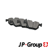 Колодки тормозные дисковые задние 1463700810 от производителя JP GROUP