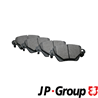 Колодки тормозные дисковые задние 1563700210 от фирмы JP GROUP