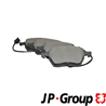 Колодки тормозные дисковые передние 1163602410 от компании JP GROUP