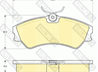 Колодки тормозные VOLKSWAGEN T4 R14 передние 6108621