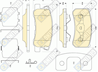 Колодки тормозные CHRYSLER SEBRING 07-/JEEP PATRIOT 08- задние 6146009