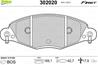 Колодки тормозные дисковые передн citroen c5 10.00- wva23273